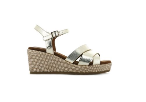 Palladium Bamba 01 Lea Sandalen Damen Gold | ErjcNkAu