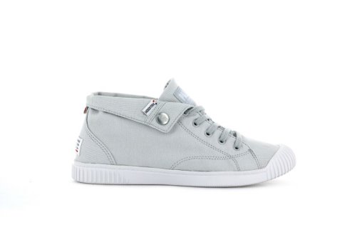 Palladium Easy Baggy Low Canvas Sneakers Damen Grau | 9U389Bng