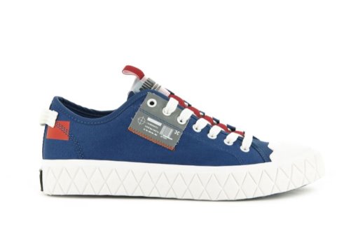 Palladium Low Palla Ace Lo Ticket To Earth Sneakers Damen Blau | C2E0F1XE
