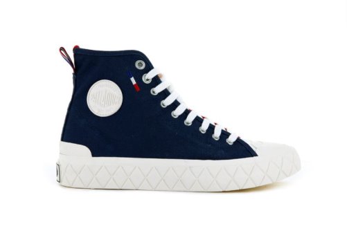 Palladium Mid Palla Ace Canvas Mid Sneakers Damen Indigo | yYpY0kqK