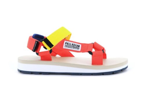 Palladium Outdoorsy Urbanity Sandalen Herren Rot Gelb | eOMlmfRG