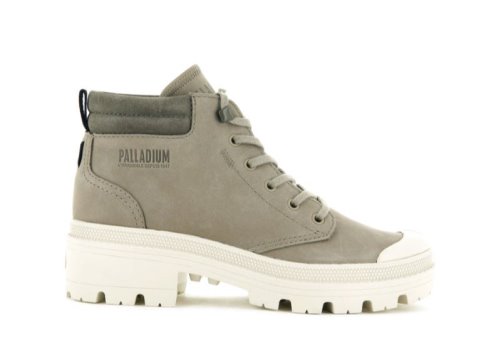 Palladium Pallabase Lo Cuff Stiefel Damen Dunkelgrün | 62Oc9DGT