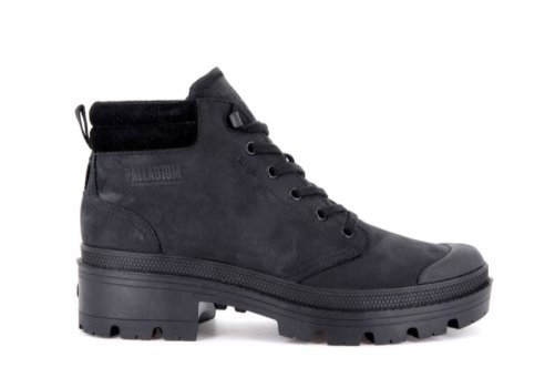 Palladium Pallabase Lo Cuff Stiefel Damen Schwarz Schwarz | ELfWzrKw
