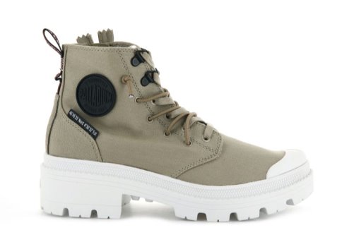 Palladium Pallabase Metro Plateau Stiefel Damen Hellbraun | L1ea1Crs