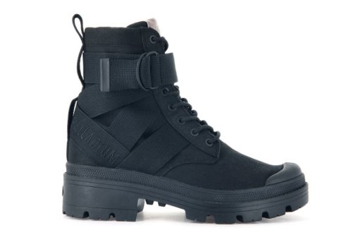 Palladium Pallabase Tact S Tx Plateau Stiefel Damen Schwarz Schwarz | JXO2XvJD