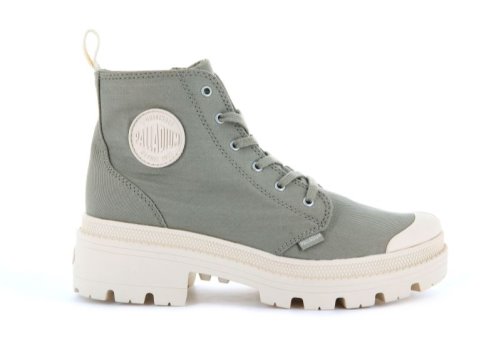 Palladium Pallabase Twill Plateau Stiefel Damen Hellbraun | IZ29Ggbp