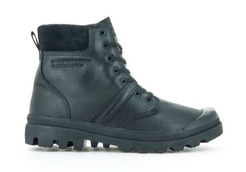 Palladium Pallabrousse Cuff Wasserdichte + Wasserfeste Stiefel Herren Schwarz Schwarz | BqoVZEzc