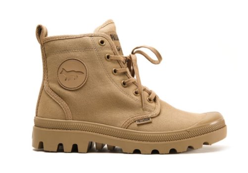 Palladium Pallabrousse X Kitsune Wanderstiefel Damen Schokolade | m7zaeCIA