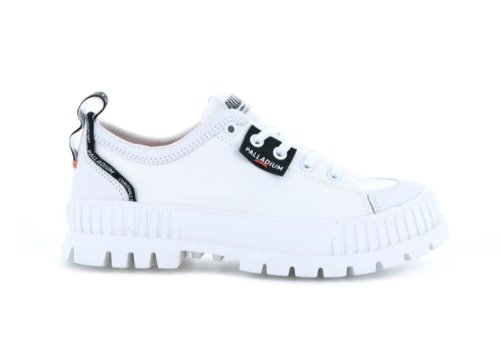 Palladium Pallashock Low Mtp Plateauschuhe Damen Weiß | jwRieLxC