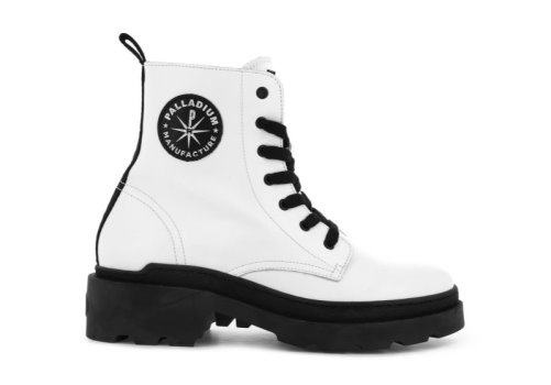 Palladium Pallatecno 03 Nap Lederstiefel Damen Weiß | 0Ls4ZjBd