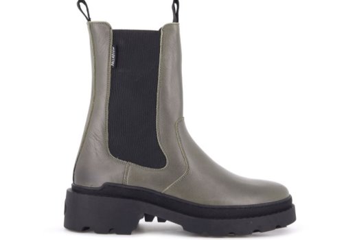 Palladium Pallatecno 04 Nap Lederstiefel Damen Grün | rC2w1k9u