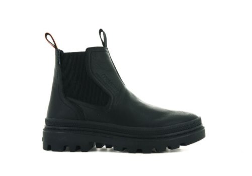 Palladium Pallatrooper Chelsea Wasserdichte Chelsea Stiefel Damen Schwarz Schwarz | 0BZdwFdy