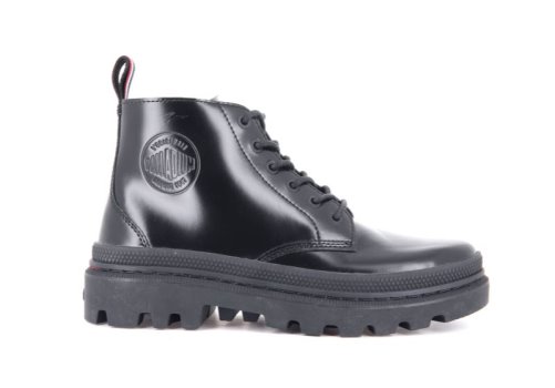 Palladium Pallatrooper Hi-1 Lederstiefel Herren Schwarz Schwarz | c2Bsv5he