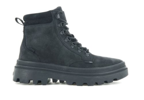 Palladium Pallatrooper Hiker Nubuck Wanderstiefel Damen Schwarz Schwarz | TTe1MElo