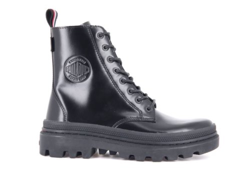 Palladium Pallatrooper Off-1 Lederstiefel Herren Schwarz Schwarz | GvN2Z8tN