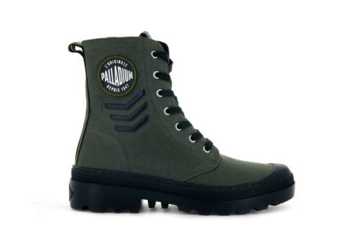 Palladium Pampa Avenue Supply Ikks Hi Boots Damen Dunkelgrün | Ccufnd6M
