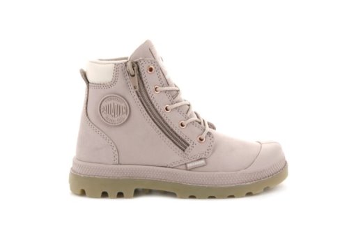 Palladium Pampa Hi Cuff Wasserdichte Wasserfeste Stiefel Kinder Rosa | 5TreXSMu