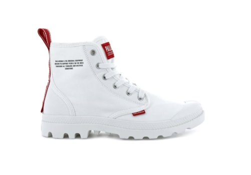 Palladium Pampa Hi Dare Wanderstiefel Damen Weiß | F8oBuz2s