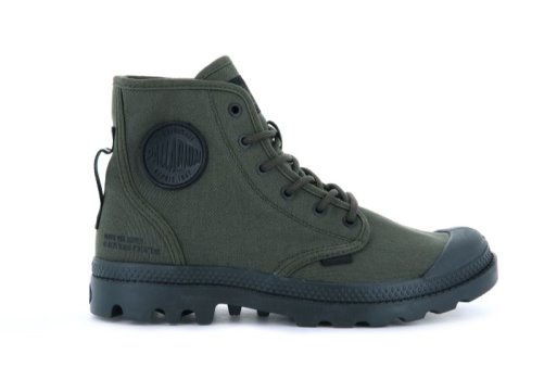 Palladium Pampa Hi Htg Supply Wanderstiefel Damen Dunkelolivgrün | OLwRM7PC