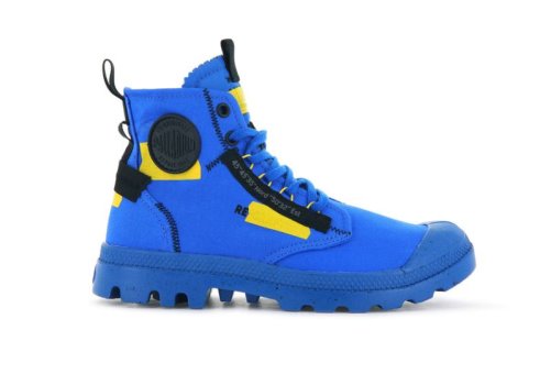 Palladium Pampa Hi Re-craft Stiefel Damen Blau | K1k4Myie