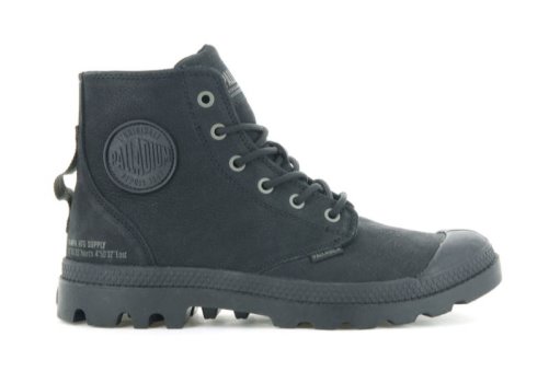 Palladium Pampa Hi Supply Leder Lederstiefel Herren Schwarz Schwarz | qALYKdxG