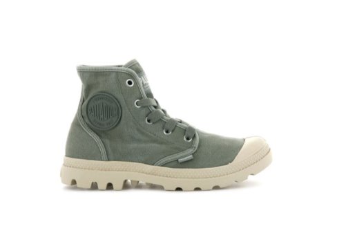 Palladium Pampa Hi Wanderstiefel Damen Grün | 94Bep9Ow