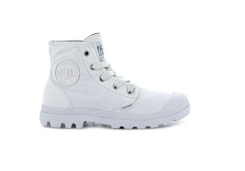 Palladium Pampa Hi Wanderstiefel Damen Weiß | SAhOKwEU