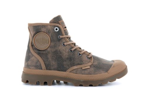 Palladium Pampa Hi Wax Stiefel Herren Braun | BIq4iior