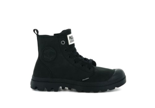 Palladium Pampa Hi Zip Nubuck Stiefel Damen Schwarz | VsNBGDBy