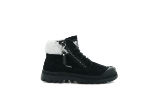 Palladium Pampa Lite Moscow Wanderstiefel Kinder Schwarz | VruLefod