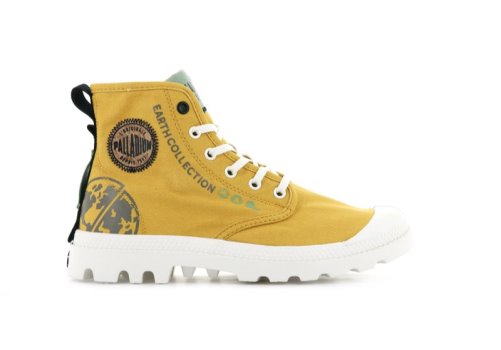 Palladium Pampa Organic Metro Stiefel Damen Senfgelb | zwoKuDpb