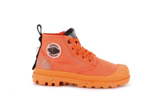 Palladium Pampa Organic Stiefel Kinder Rot | sGwmgTWY