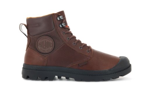 Palladium Pampa Shield Wp+ Lth Stiefel Damen Braun | 1yN92AnG