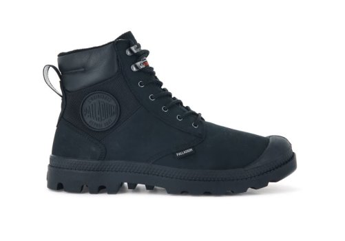 Palladium Pampa Shield Wp+ Lux Stiefel Damen Schwarz Schwarz | qaaEmivh