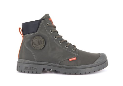 Palladium Pampa Sp20 Cuff Wp+ Stiefel Damen Dunkelolivgrün | CFvRUG7g