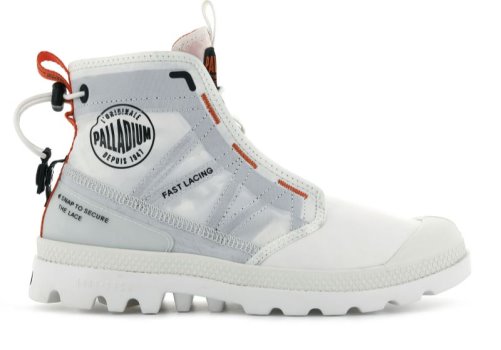 Palladium Pampa Travel Lite Wanderstiefel Damen Weiß | WIa3hTn7