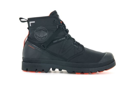 Palladium Pampa Travel Lite+ Wasserdichte Wasserfeste Stiefel Damen Schwarz Schwarz | KpXv4eXg