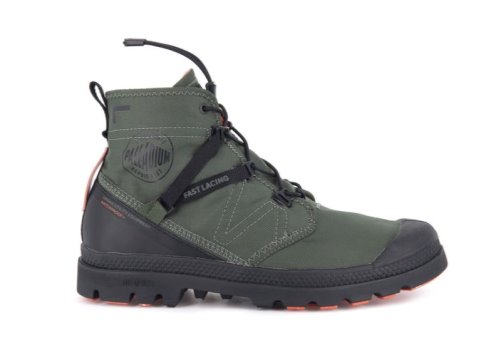 Palladium Pampa Travel Lite+ Wasserdichte Wasserfeste Stiefel Herren Dunkelolivgrün | LIjXebQP