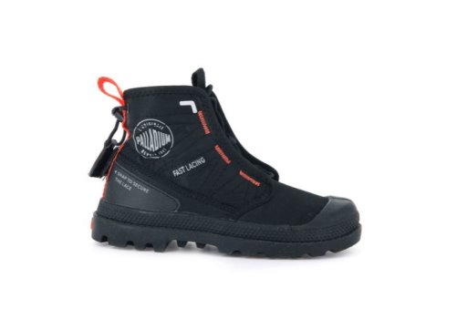 Palladium Pampa Travel Stiefel Kinder Schwarz Schwarz | qjU6G9lz