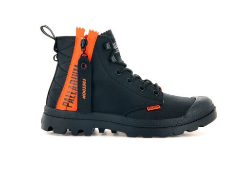 Palladium Pampa Unlocked Stiefel Damen Schwarz Schwarz | 5Xm5STzL