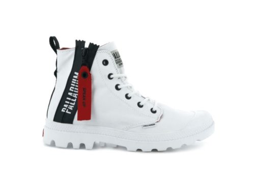 Palladium Pampa Unzipped Stiefel Herren Weiß | s97J0hDp
