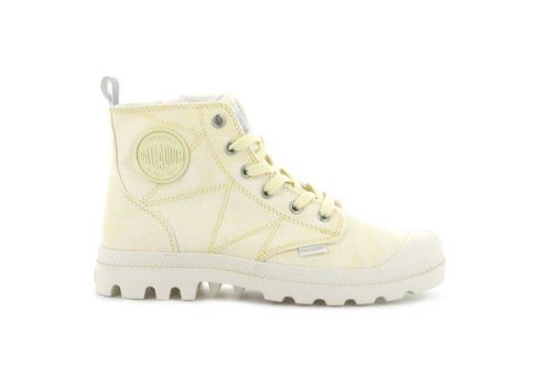 Palladium Pampa Zip Desertwash Stiefel Damen Gelb | ZlEyRs4E