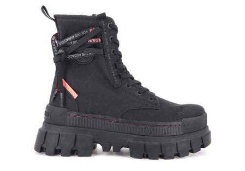 Palladium Revolt Boot Tx Plateau Stiefel Damen Schwarz Schwarz | fU1ryHEh