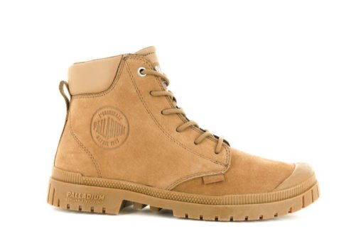 Palladium Sp20 Cuff Leder Wasserdichte Wasserfeste Stiefel Herren Braun | F4tut3kM